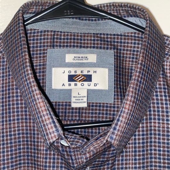 Men’s Joseph Abboud Large Button Down Long Sleeved Shirt - Picture 1 of 3